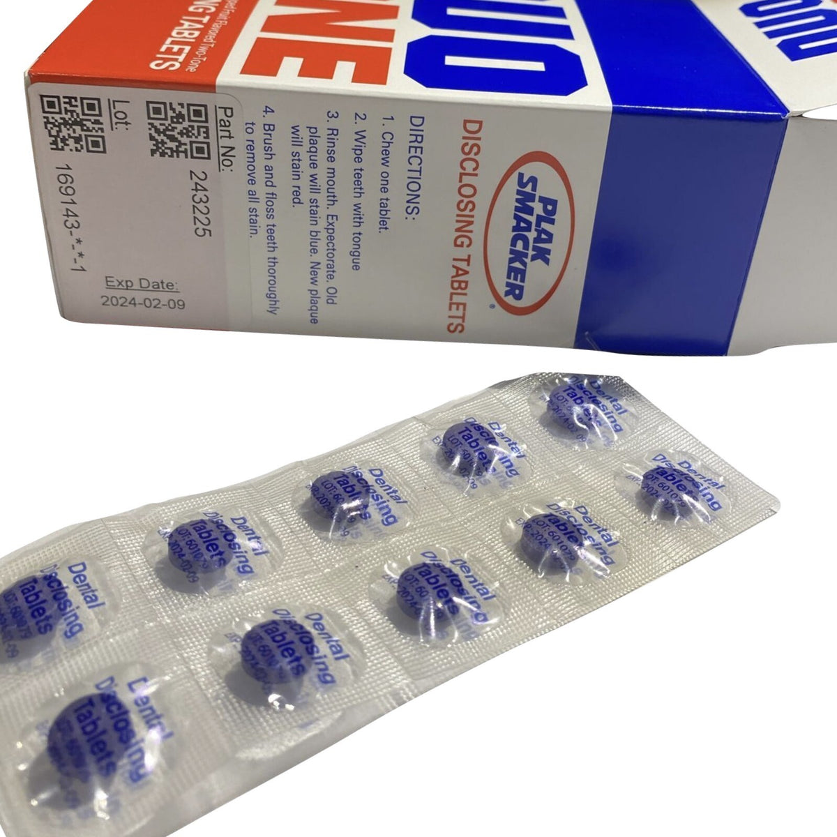 Disclosing Plaque Tablets Set of 5 - Oral Hygiene &
