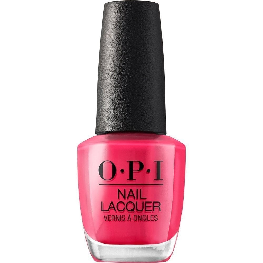 Nail Lacquer - Charged Up Cherry Pink Polish for Manicure & Toe Nails