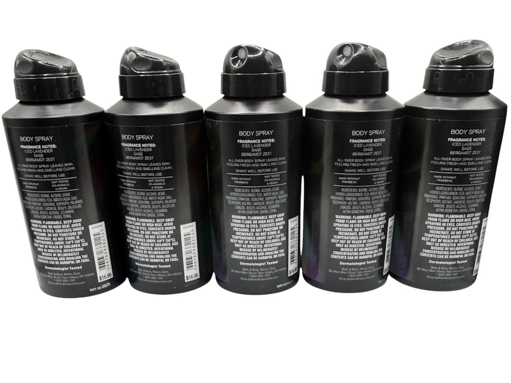 Bath & Body Works To The Moon Men’s Body Spray Set - 3.7 oz x 5
