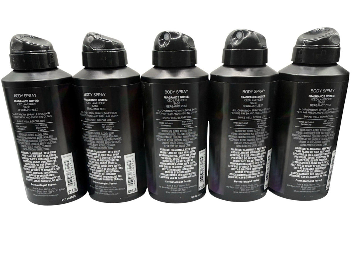 Bath & Body Works To The Moon Men’s Body Spray Set - 3.7 oz x 5