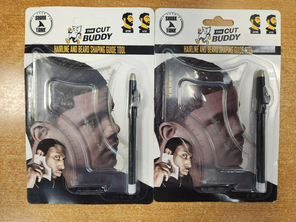 2 Pack Beard & Hairline Shaping Guide Tool - Precision Trimming