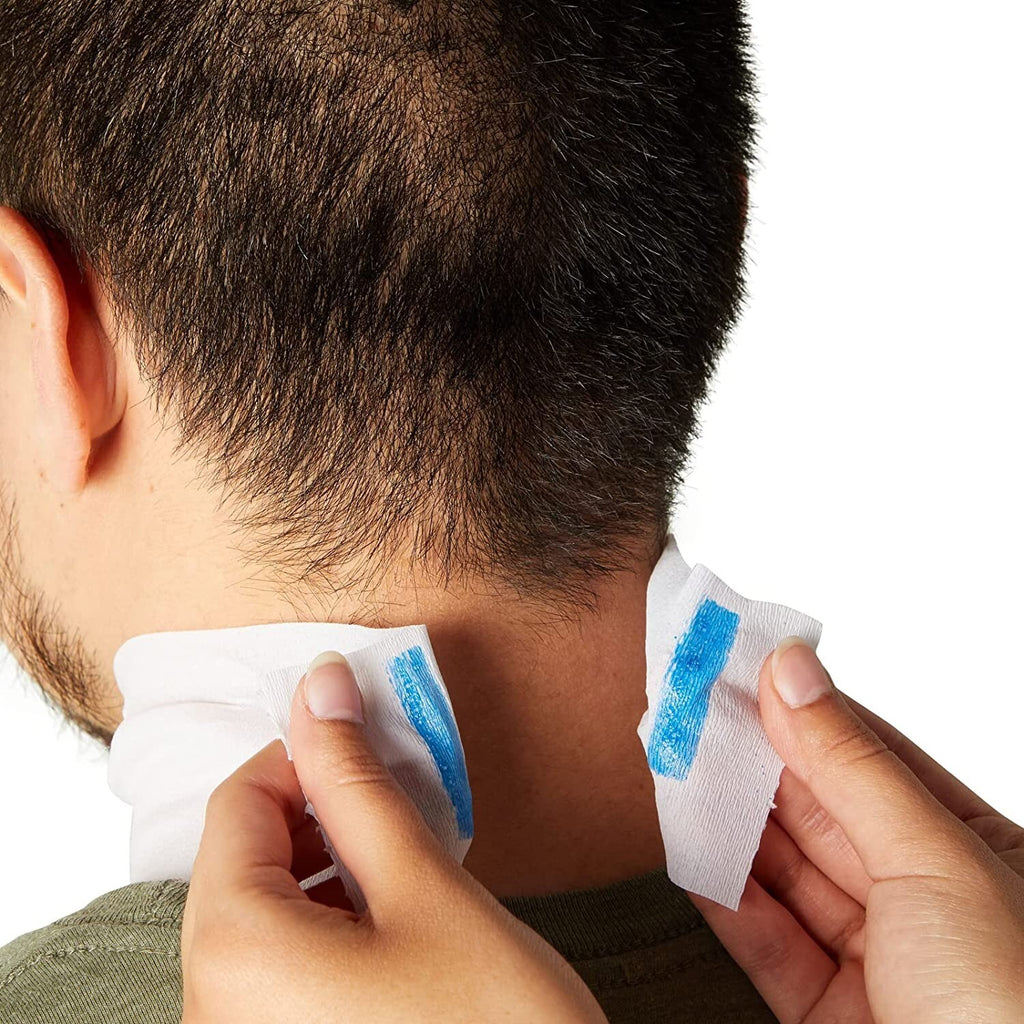 500 Pack Elastic Barber Neck Strips for Haircutting & Grooming