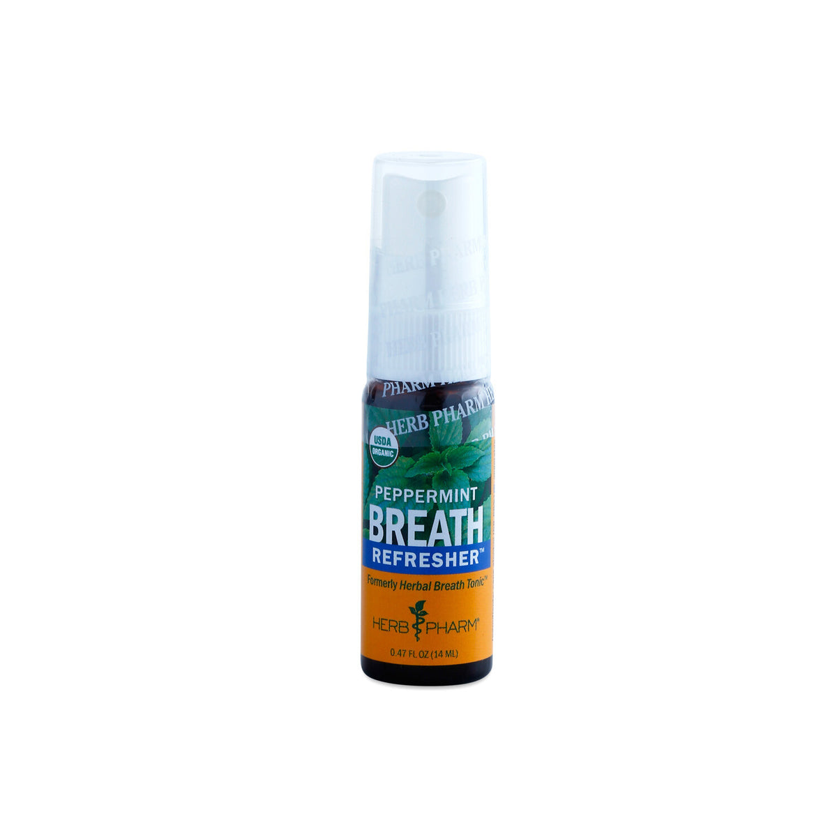 Herb Pharm Organic Peppermint Breath Refresher Spray 0.47 Fl Oz