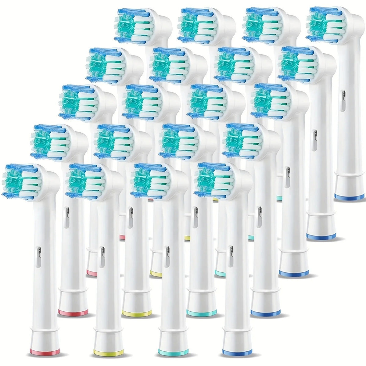 Electric Toothbrush Replacement Heads Soft Bristles Pack - Compatible with Oral-B