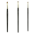 Kolinsky Sable Angle Shader Brush Set - 3 Premium Paint Brushes