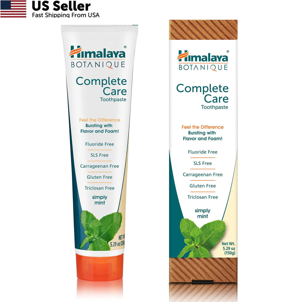 Herbal Toothpaste with Neem & Pomegranate - Fluoride-Free, 5.29oz
