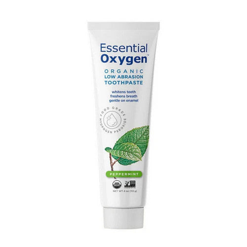 Organic Peppermint Toothpaste - 4 Oz Natural Fluoride-Free Oral Care