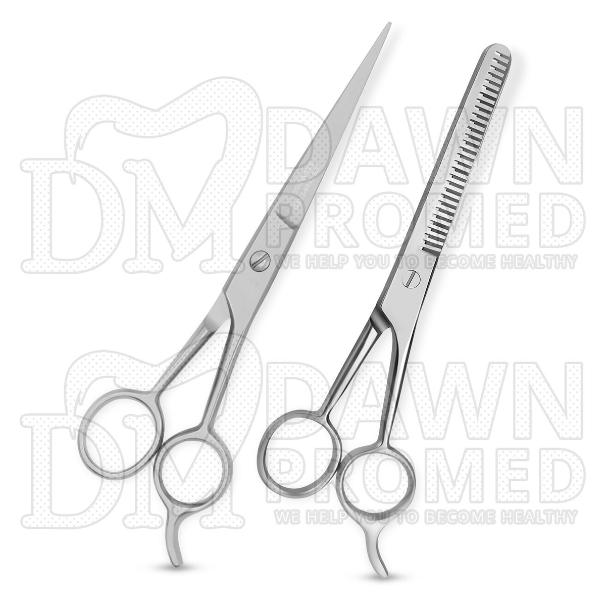 Pet Grooming Thinning & Hair Cutting Scissors Set - Stainless Steel