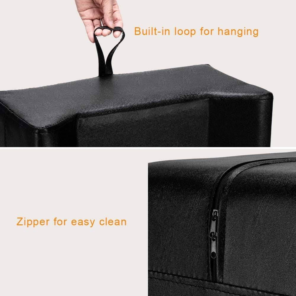 Kids Haircut Booster Seat Cushion for Barber Chairs Black, Safe & Wipeable