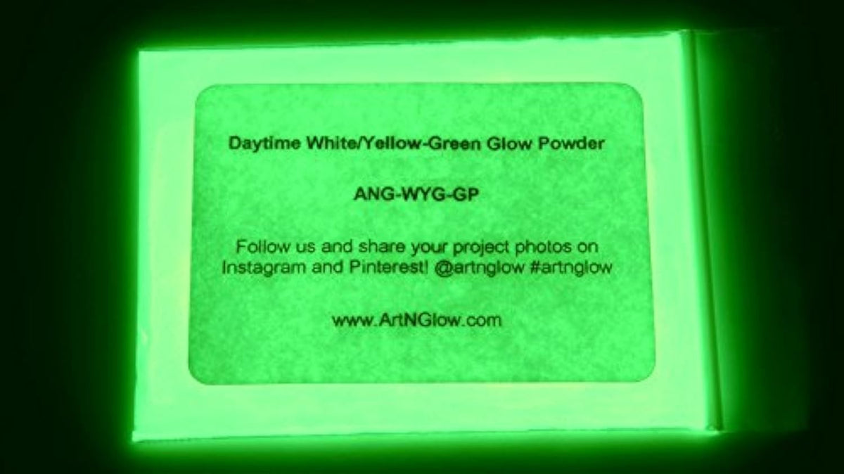 Glow in The Dark Pigment Powder - 30g Fluorescent & Neutral Colors for Art & Crafts