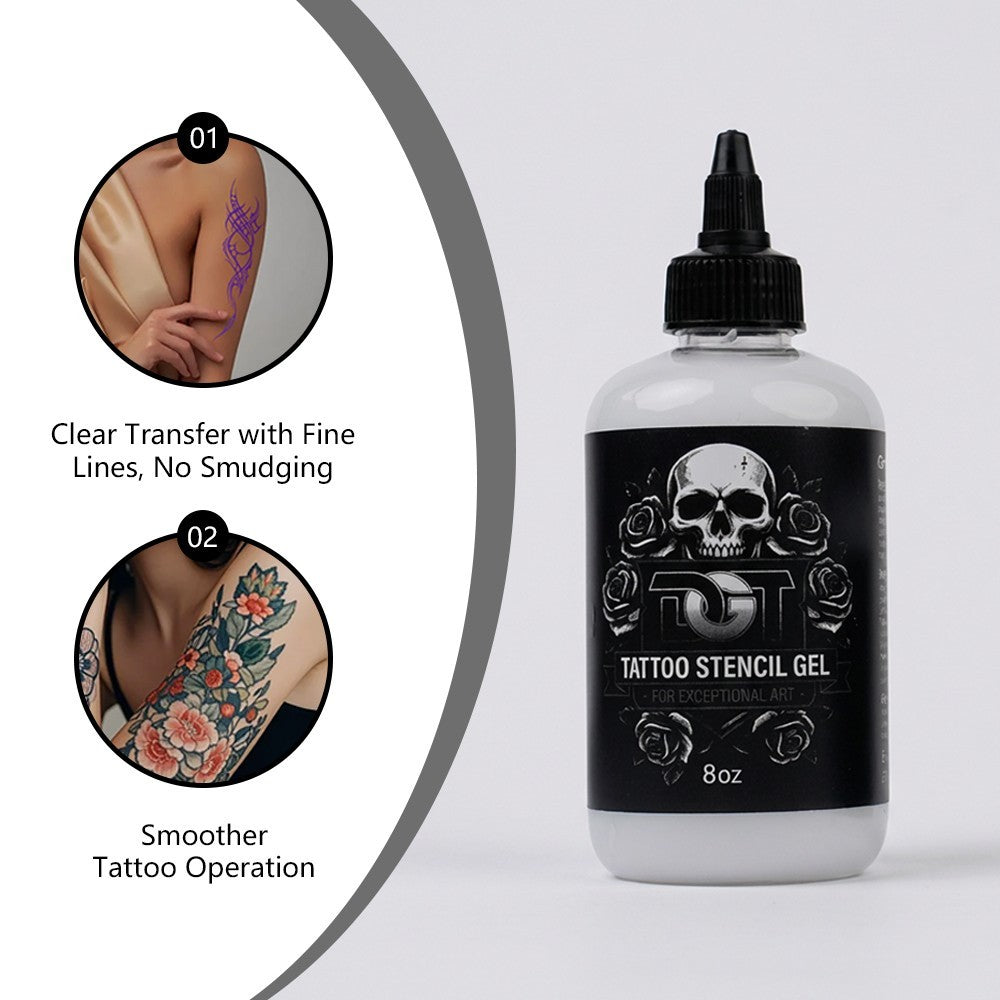 Tattoo Stencil Gel Transfer Cream 1/4/8oz for Safe Pattern Paste