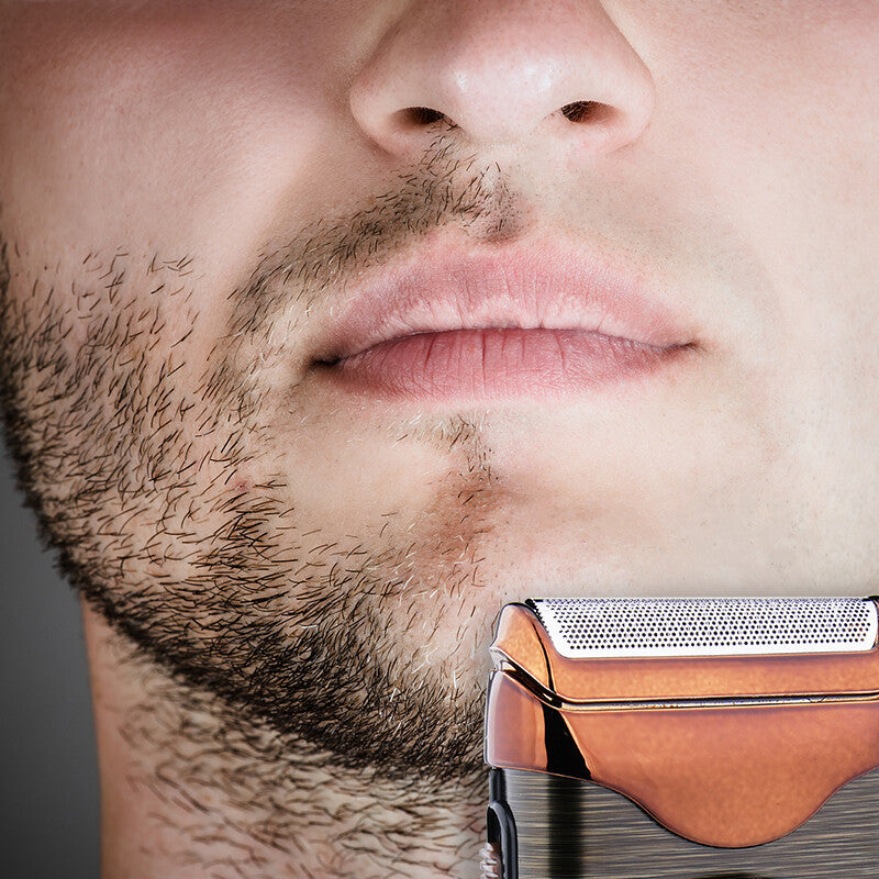 Men's Portable Electric Shaver & Beard Trimmer - USB Rechargeable