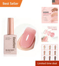 15ml Jelly Gel Nail Polish Nude Pink High Shine Long Lasting Manicure