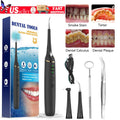 Electric Ultrasonic Tooth Cleaner Dental Tartar Stain Remover Kit