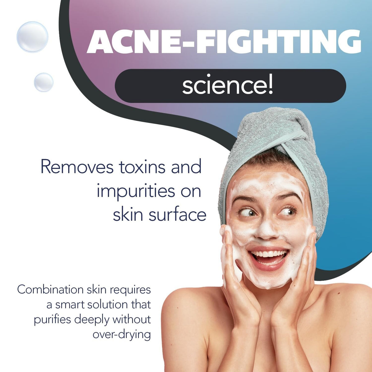 Salicylic Acid & Activated Charcoal Acne Face Soap for Oily Skin