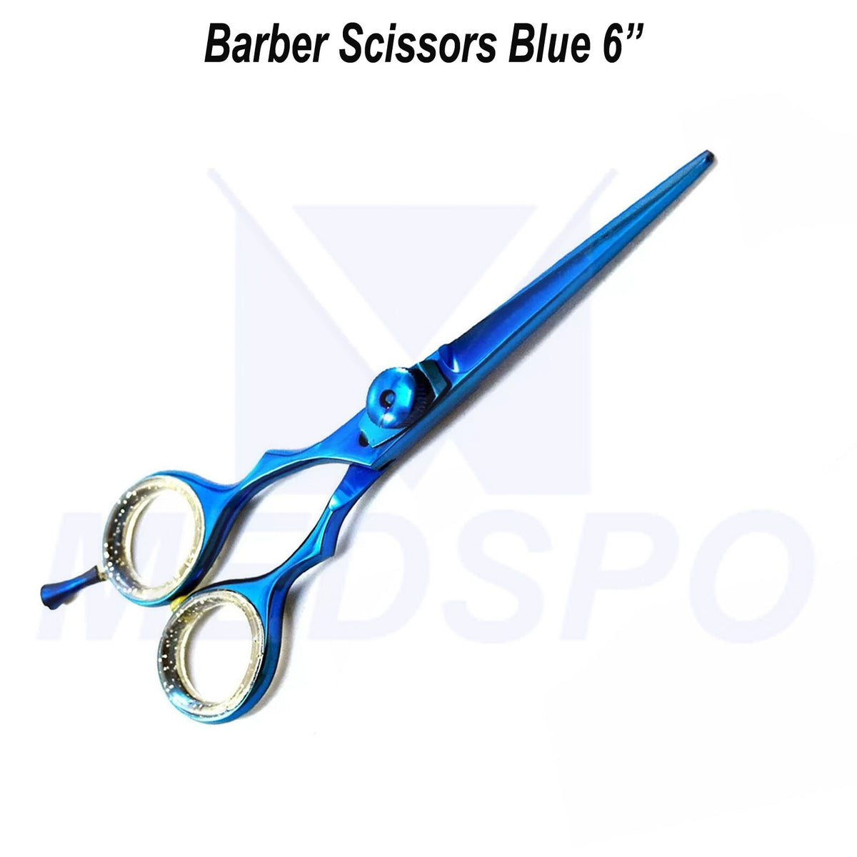 Professional Hairdressing Scissors Blue 6-Inch Salon Shears for Hair Cutting