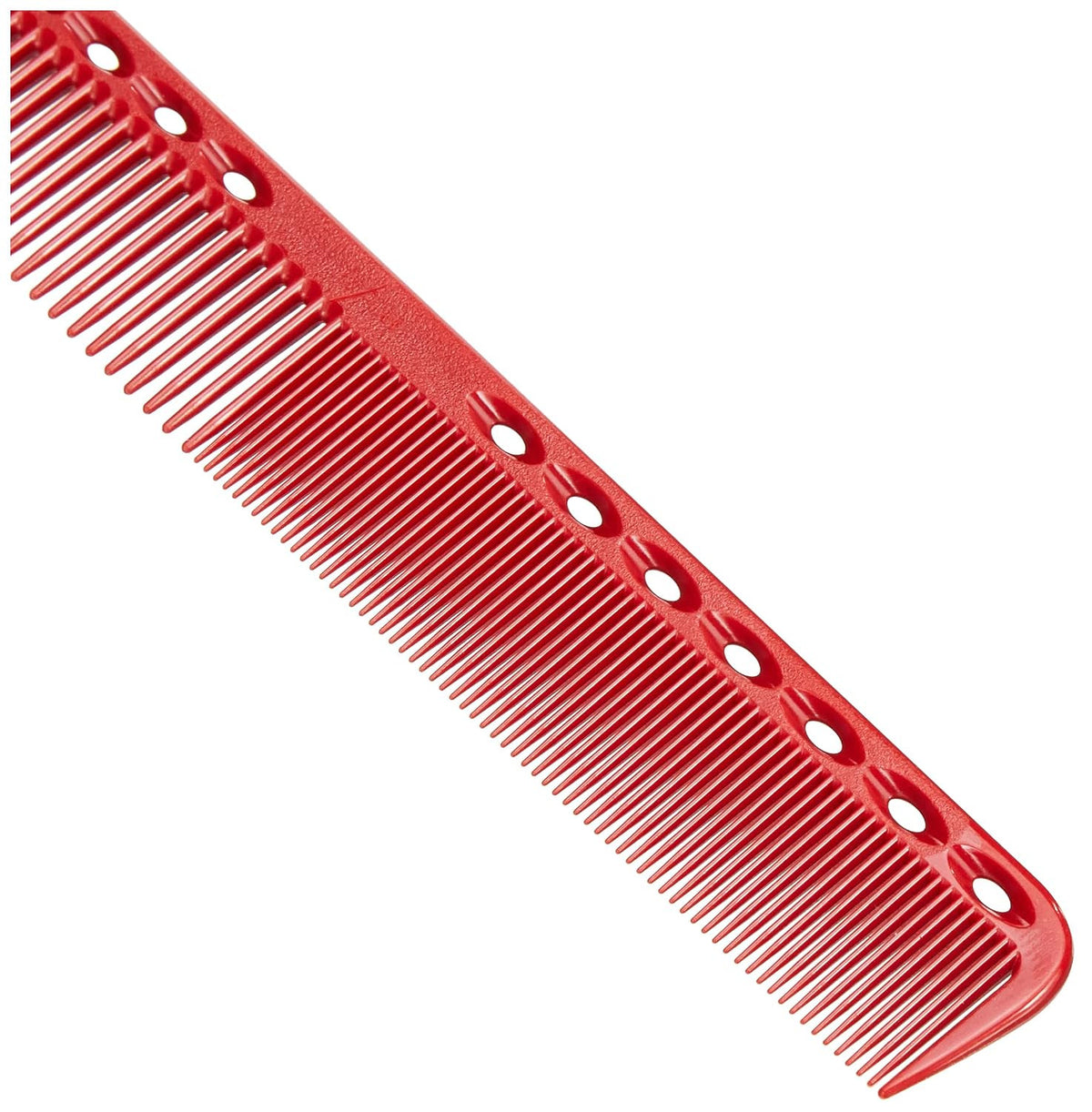Fine Tooth Cutting Comb - Red Hair Styling Tool for Hairdressers
