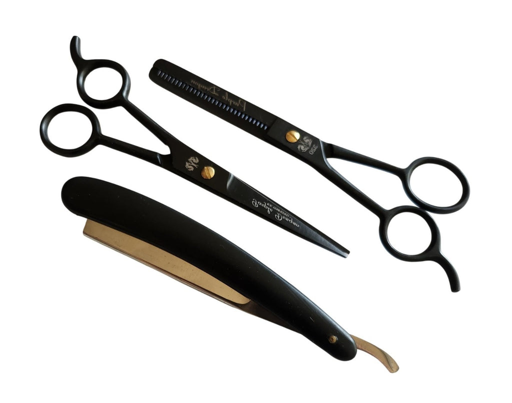 Professional Hair Cutting Scissors Thinning Shears Salon Hairdressing Set