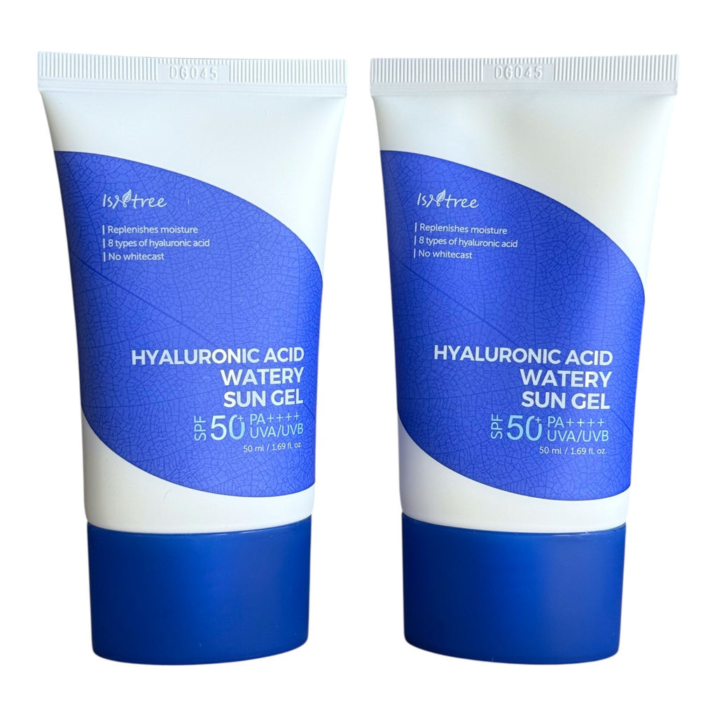 Hyaluronic Acid Sunscreen SPF50+ PA++++ Hydrating Sun Gel 50ml Duo Pack