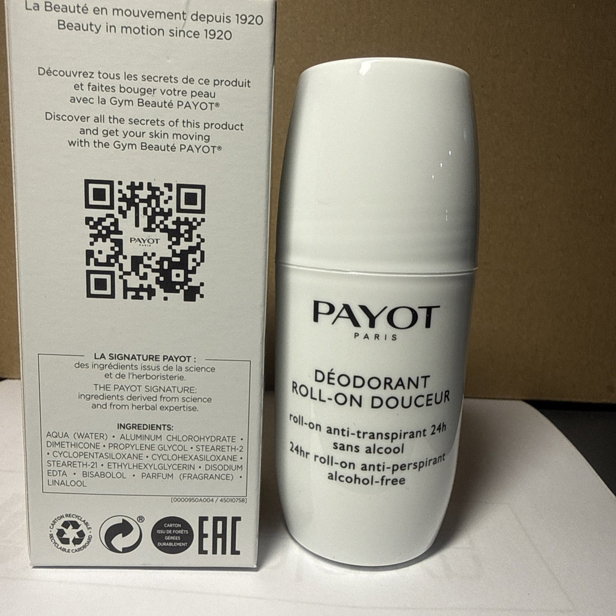 24HR Roll-On Deodorant for Men & Women - Alcohol-Free, 75ml