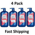 Men's 2-in-1 Body & Face Wash with Glycerin & Vitamin E - 30 fl oz (Pack of 4)