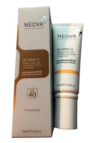 Neova Silc Sheer SPF 40 Photo Finish Sunscreen 2 Pack - Broad Spectrum UV Protection