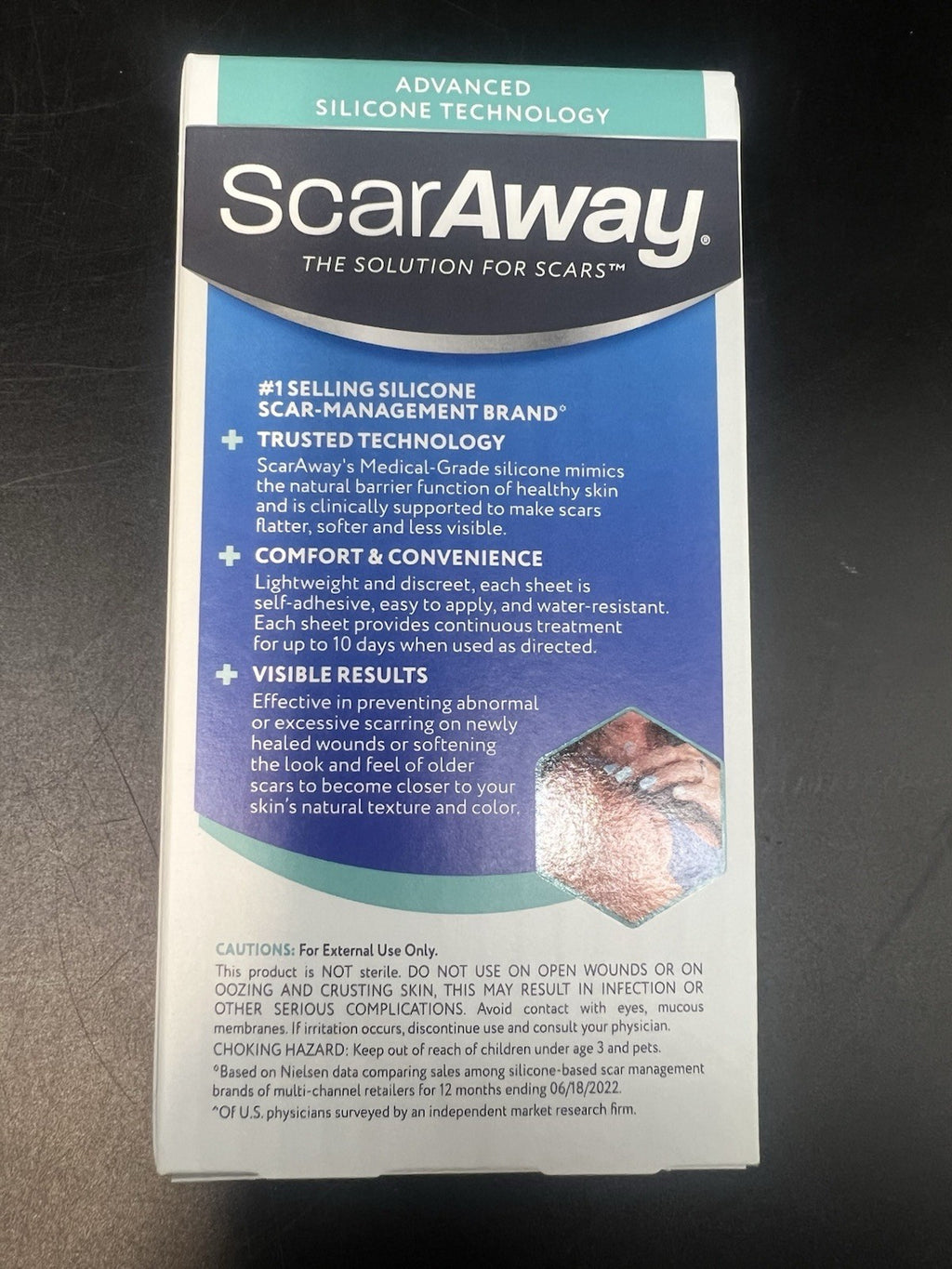 Silicone Clear Scar Sheets - 6 Sheets Up to 2 Months Supply for Scar Care