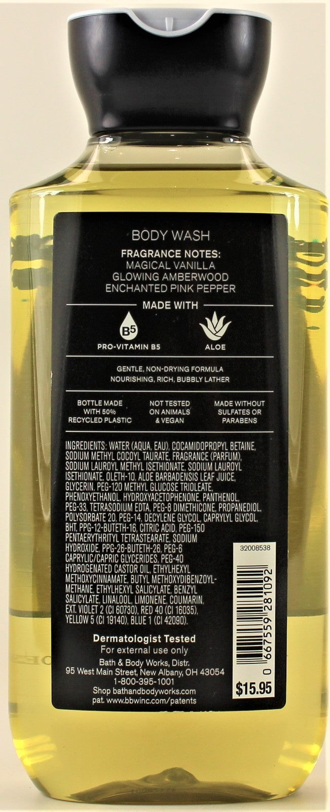 Bath & Body Works Wicked Vanilla Woods Body Wash - 6 Pack 10oz