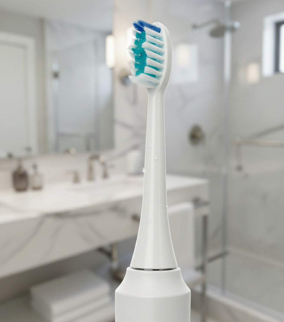 Electric Sonic Toothbrush 5 Modes 8 Replacement Heads Waterproof Travel