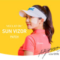 UV Sun Protection Golf Vizor Patches - 4 Pairs Outdoor Sports