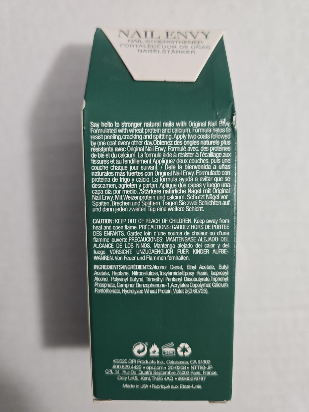 OPI Nail Envy Original Formula Nail Strengthener 0.5 Fl Oz