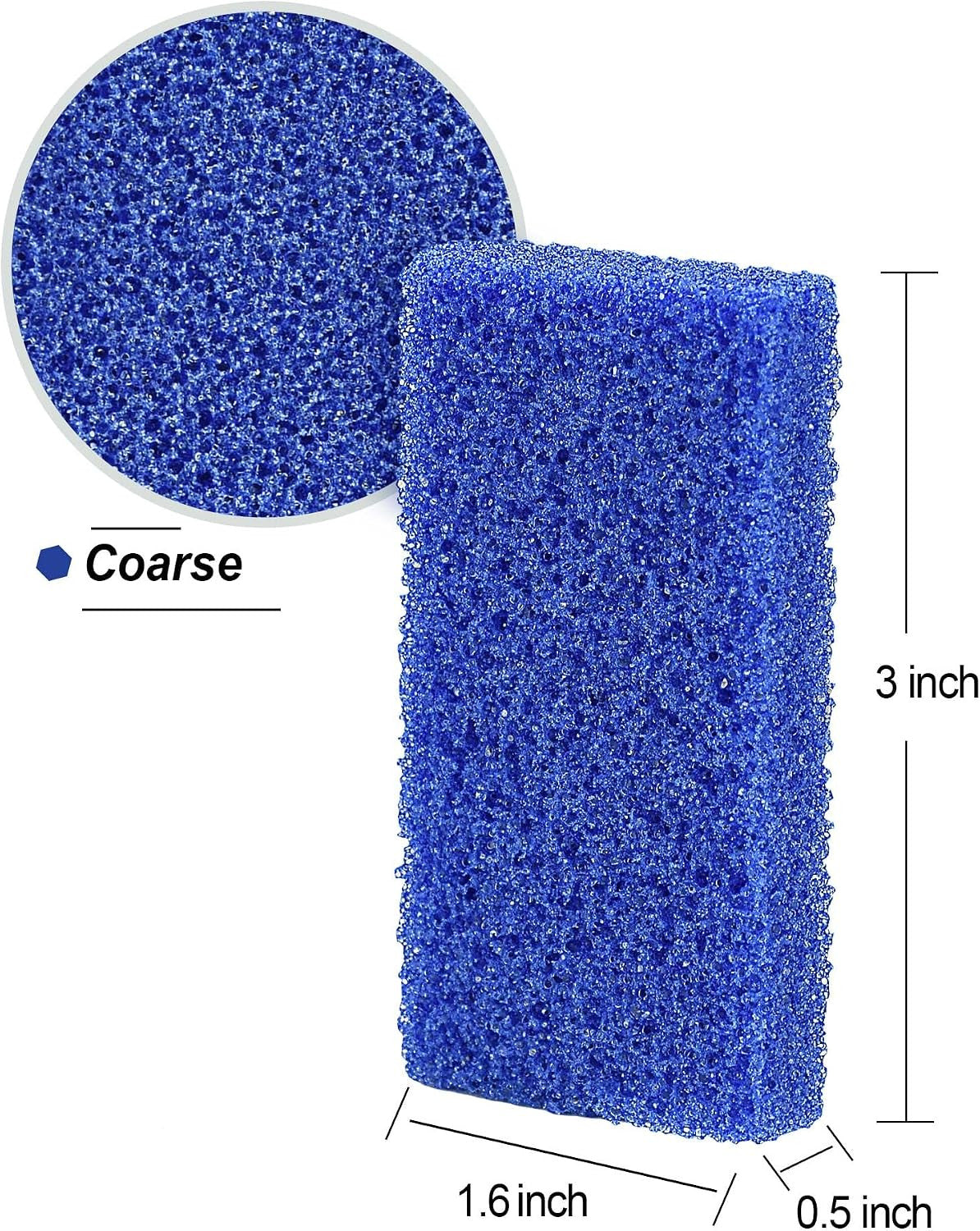 Disposable Pedicure Pumice Stone for Feet Scrubber - 40PCS Coarse & Medium Grit