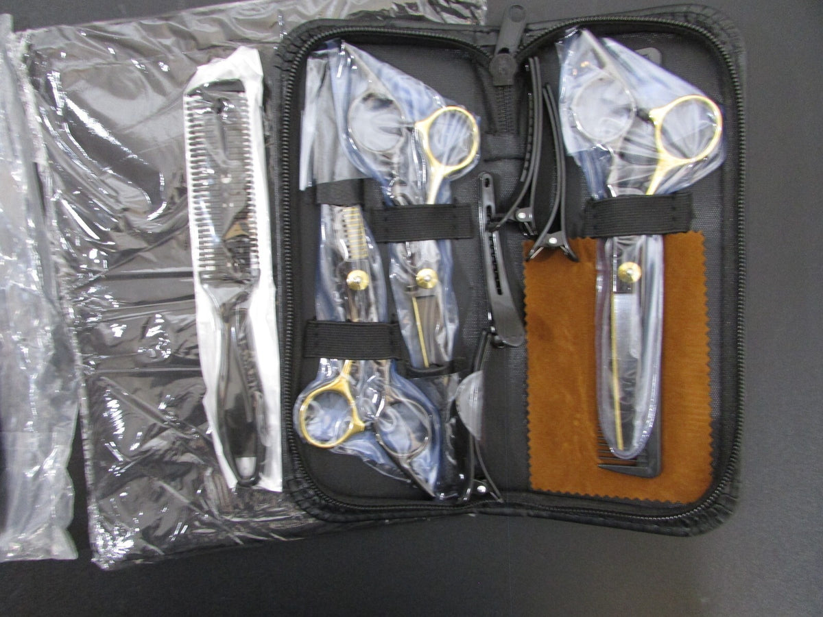 Master Go Hair Cutting Set - Professional Stainless Steel 8-Piece Kit