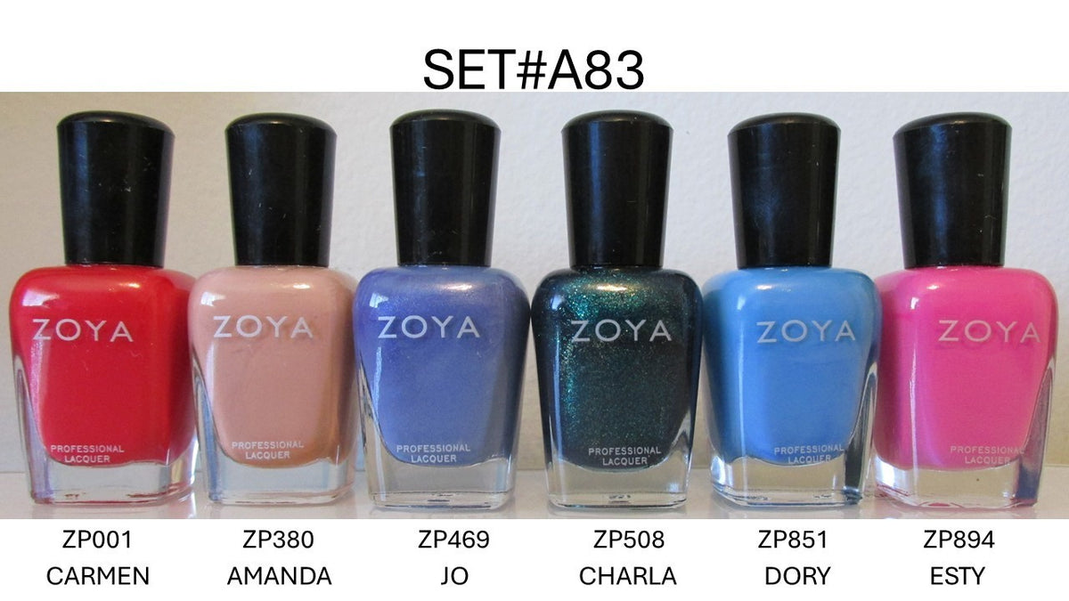 Professional Nail Polish Set - 6 Colors for Salon & Personal Use