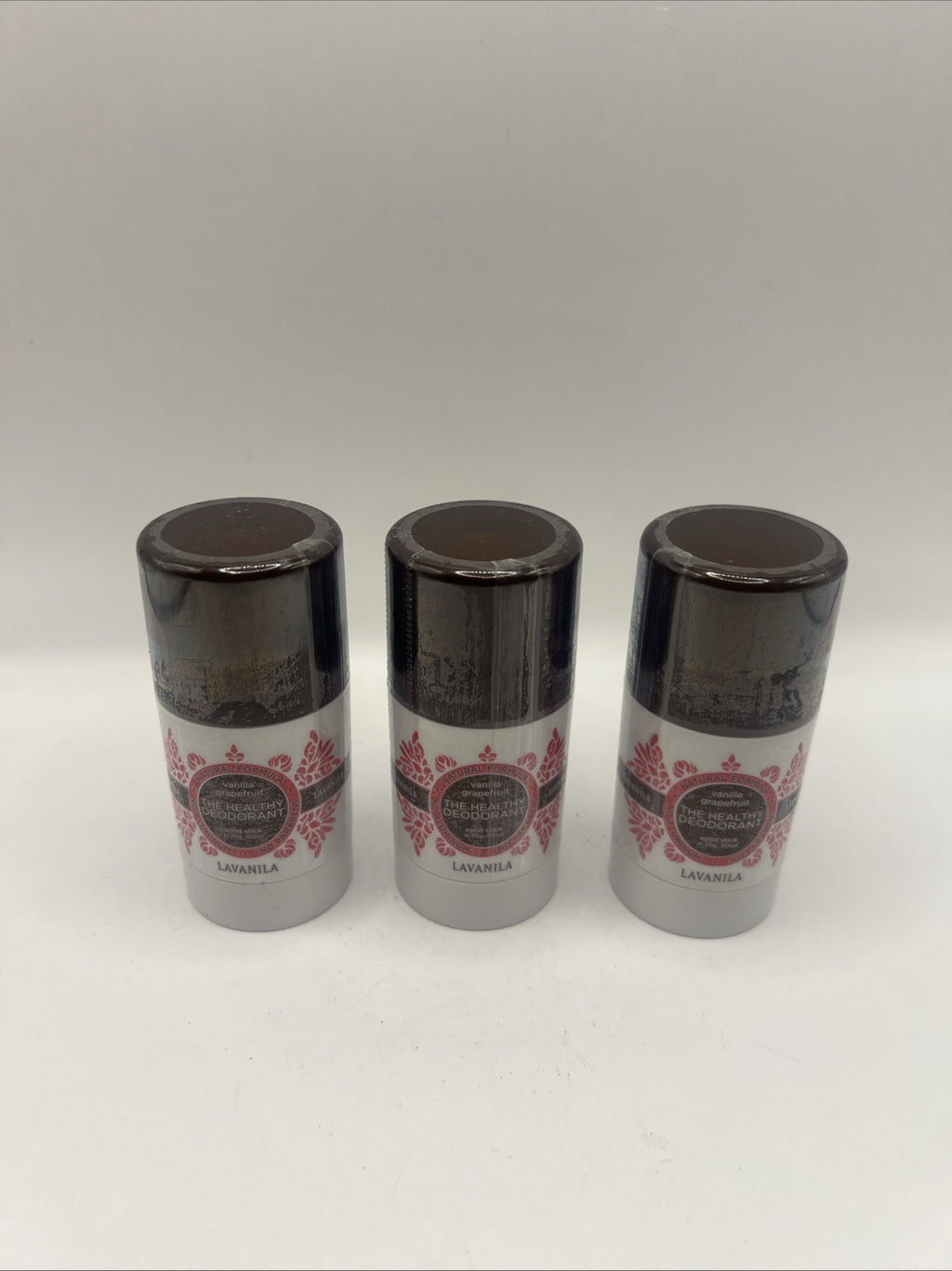 3X Lavanila Vanilla Grapefruit Natural Deodorant Stick - Healthy & Aluminum-Free