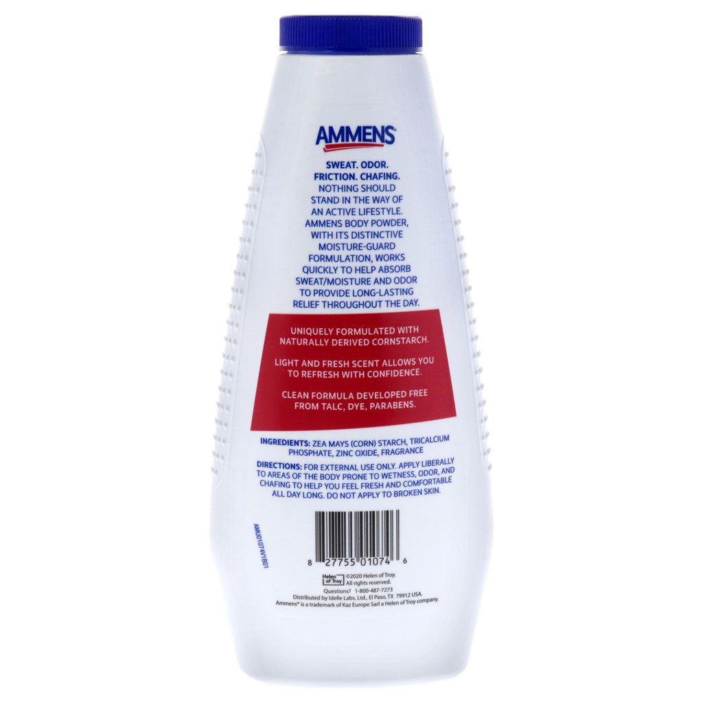 Unisex Body Powder Original by Ammens - 11 oz Medicated Skin Relief