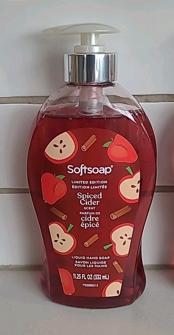 Spiced Cider Moisturizing Hand Soap Pack of 3 - Limited Edition Holiday Scent
