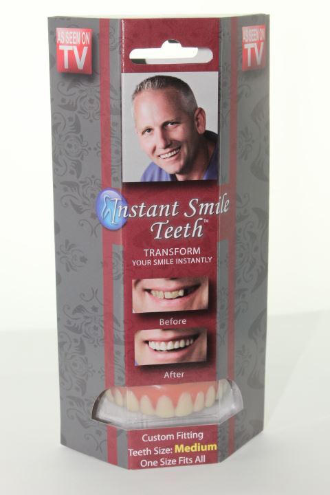 Instant Smile Medium Top Veneers - Temporary Cosmetic Teeth Enhancer