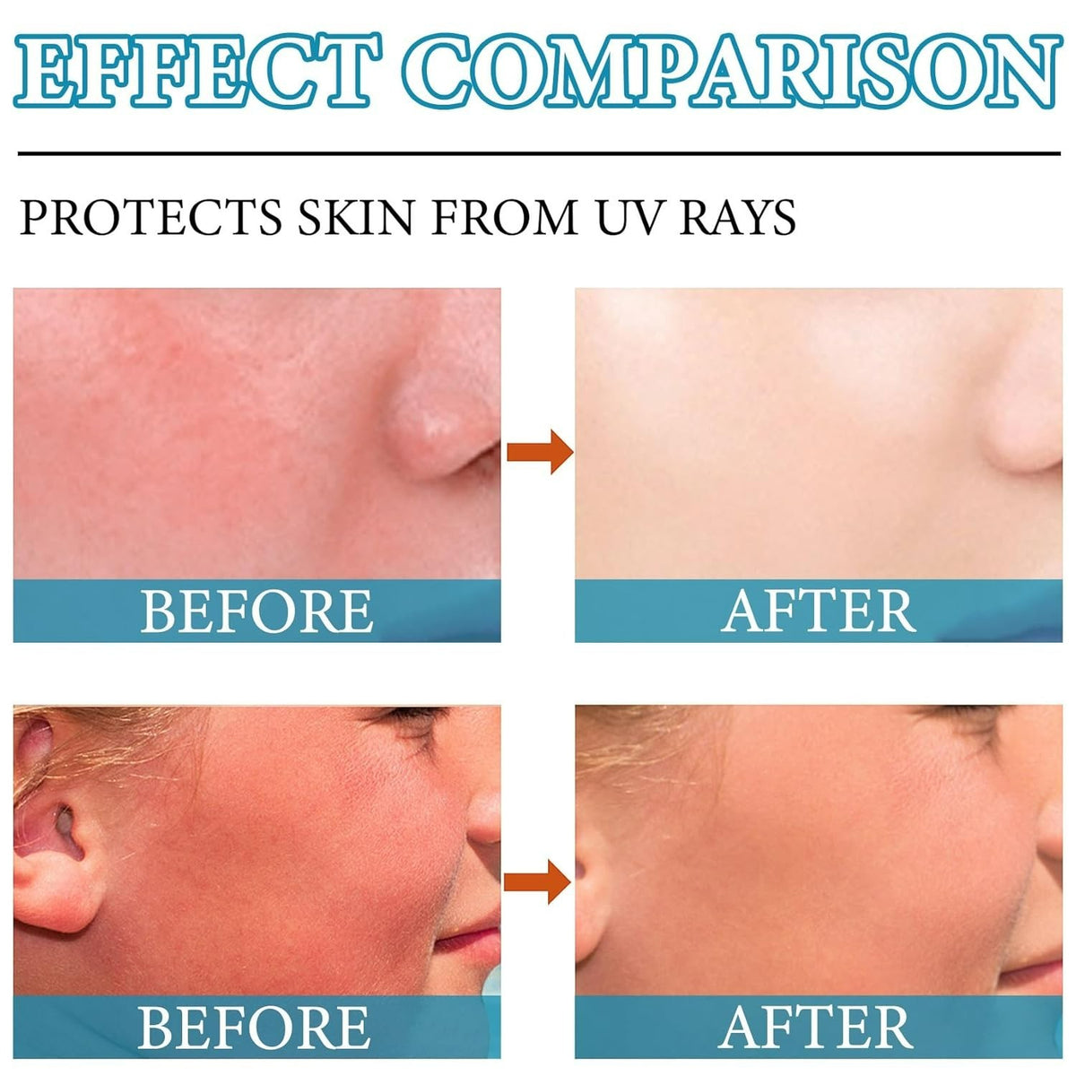 SPF 50+ Face Sunscreen Stick Waterproof Moisturizing Sunblock