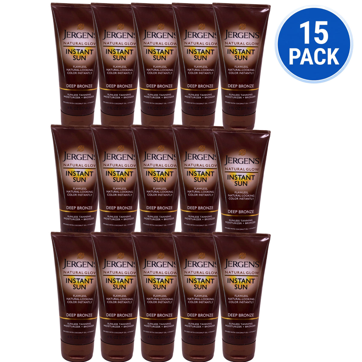 Sunless Tanning Moisturizer with Bronzer - Instant and Long-Lasting Glow