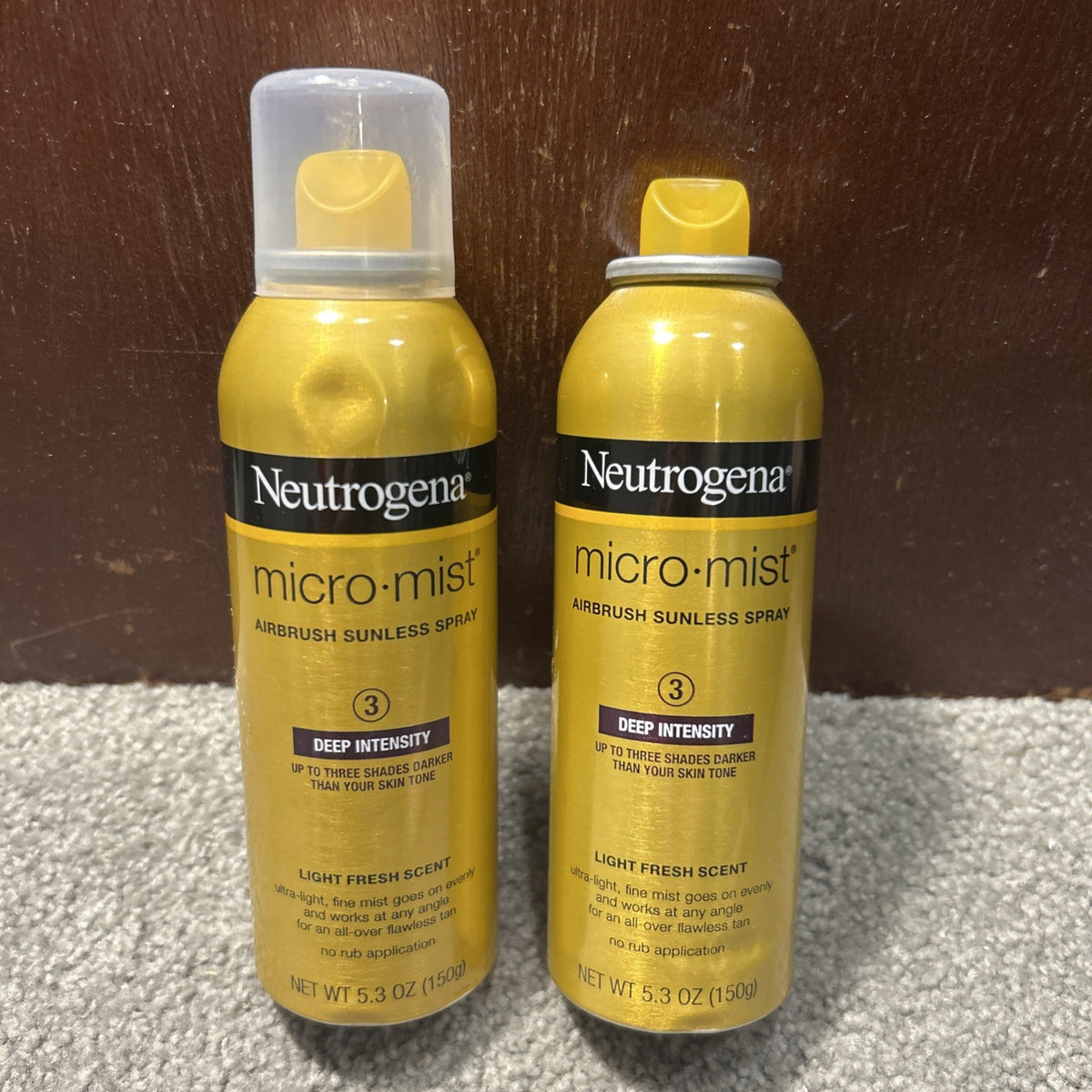 Neutrogena Micro Mist Airbrush Sunless Tanning Spray Deep Intensity 5.3oz