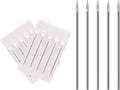 16G Stainless Steel Disposable Piercing Needles, 10pcs – Sterile Body Jewelry Needles