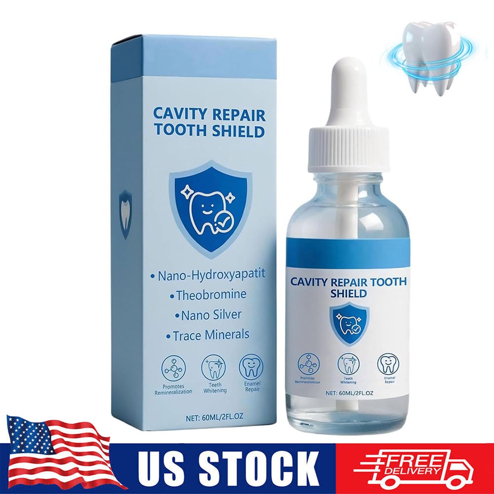 Tooth Enamel Repair Serum with Nano Hydroxyapatite - 60ml Tooth Healing Liquid for Oral Care
