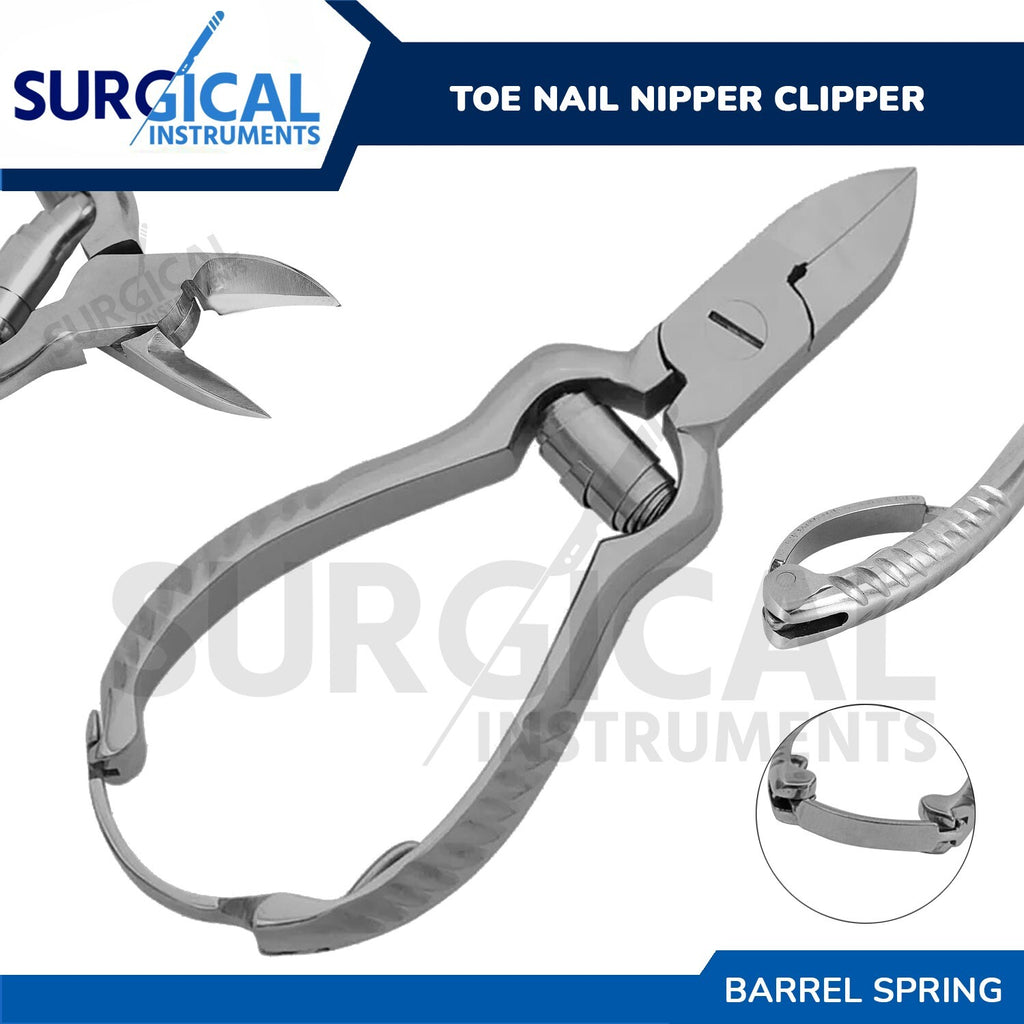 Heavy Duty Toenail Clippers for Thick, Ingrown Nails - Surgical Stainless Steel