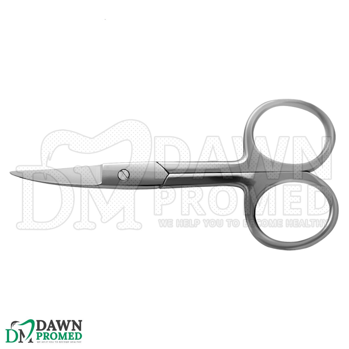 6 Pcs Satin Curved Nail Scissors Set - Manicure & Cuticle Trimmers