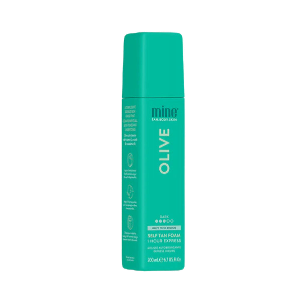 Self Tan Foam - Natural Olive Bronze, Super Dark, 6.7 Fl Oz