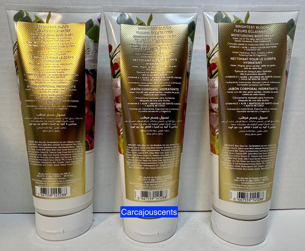 Moisturizing Body Wash Set of 3 - Brightest Bloom by Bath & Body Works