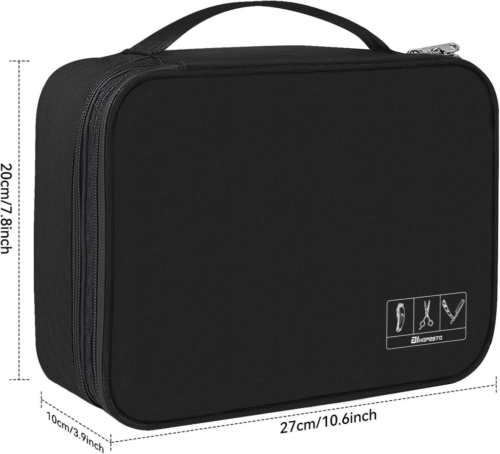 Professional Barber Tool Bag for Clippers and Accessories, Travel Organizer