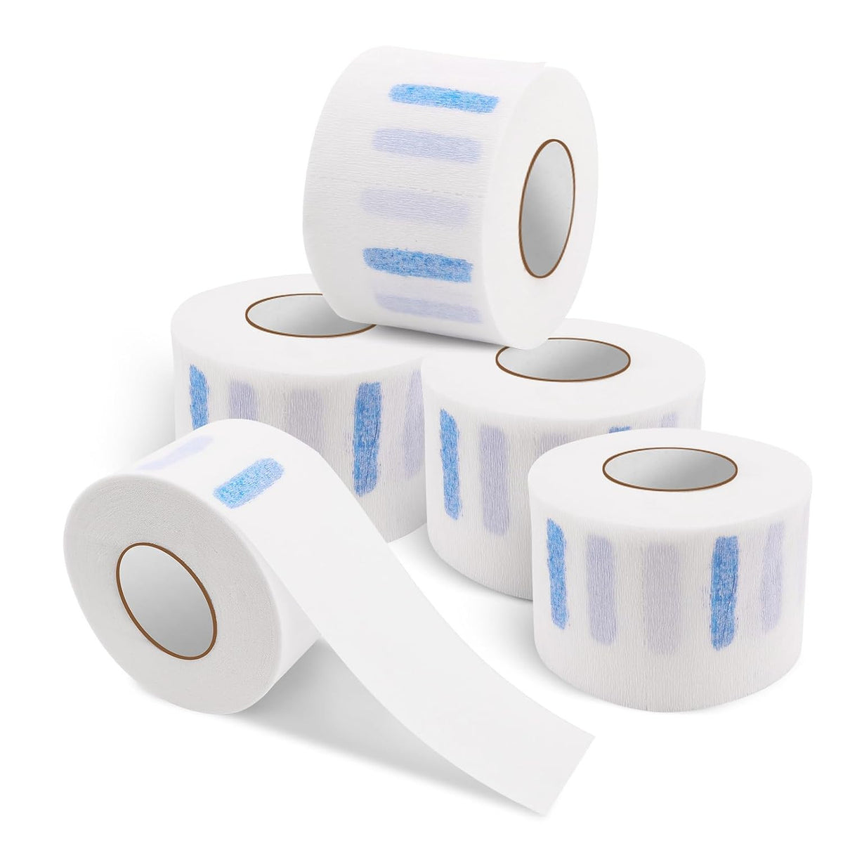 Disposable Barber Paper Neck Strips - Pack of 5 Rolls for Salon & Haircut