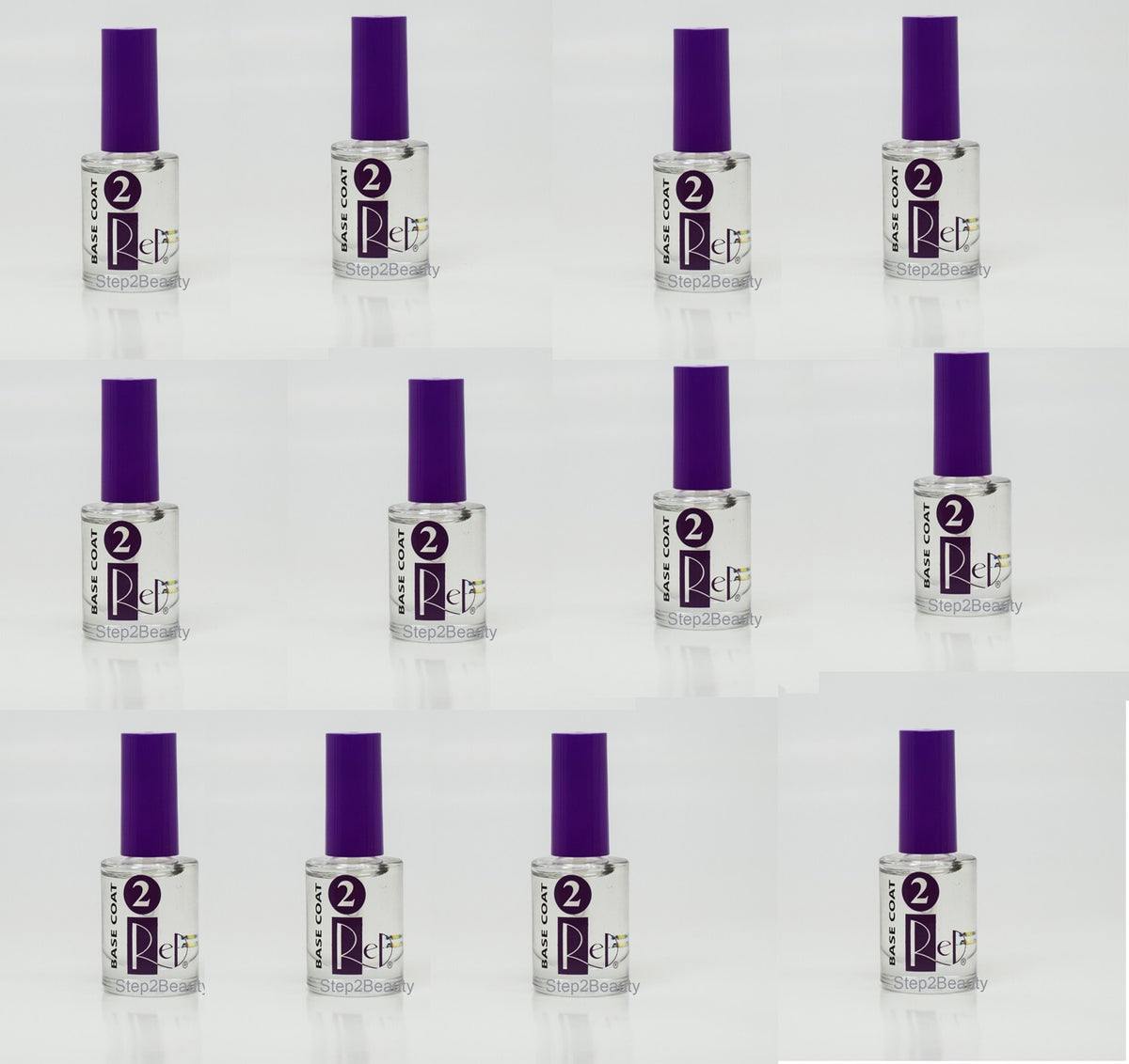 Red Dip Essential Liquid Base Coat 0.5 Oz Pack of 12 for Nail Dip System